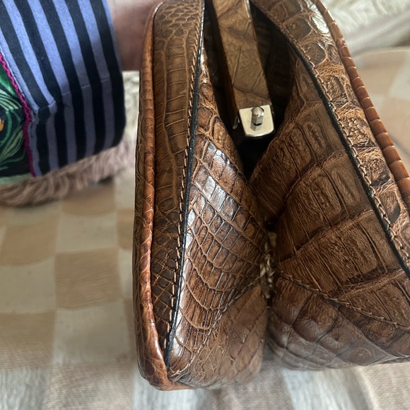 1960’s Handmade Jaguar Alligator Skin Purse - Picture 4 of 6